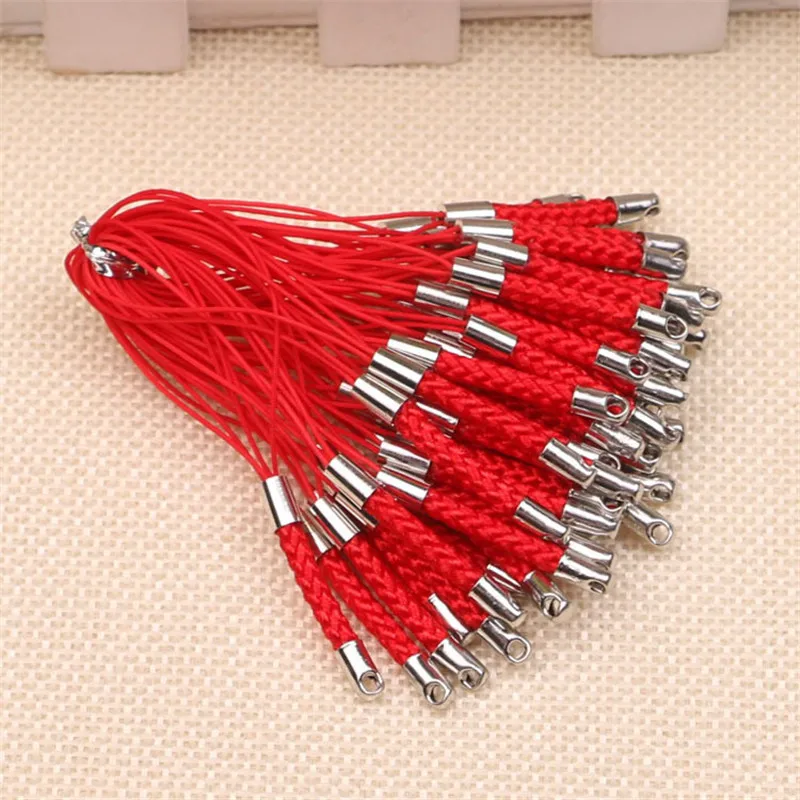 100 шт./лот ремешок для шнурка сотового телефона петли мобильные ремешки