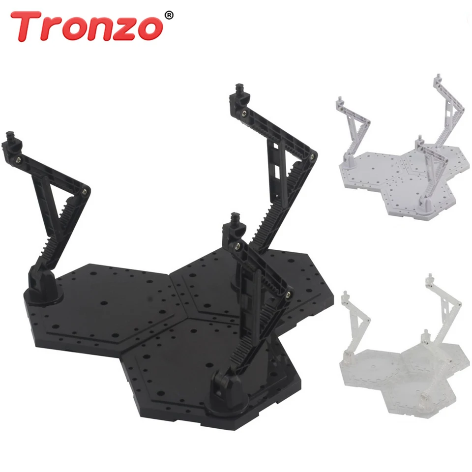 

Tronzo Action Figure Accessories Universal 3 in 1 Figure Stand Support Bracket Base Robot Gundam Model Display Base For MG HG RG