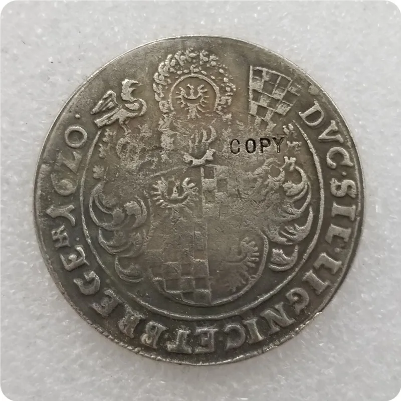 1620-Poland-Polonia-Polska-thaler-tallero-Silesia-John-Christian имитация монеты