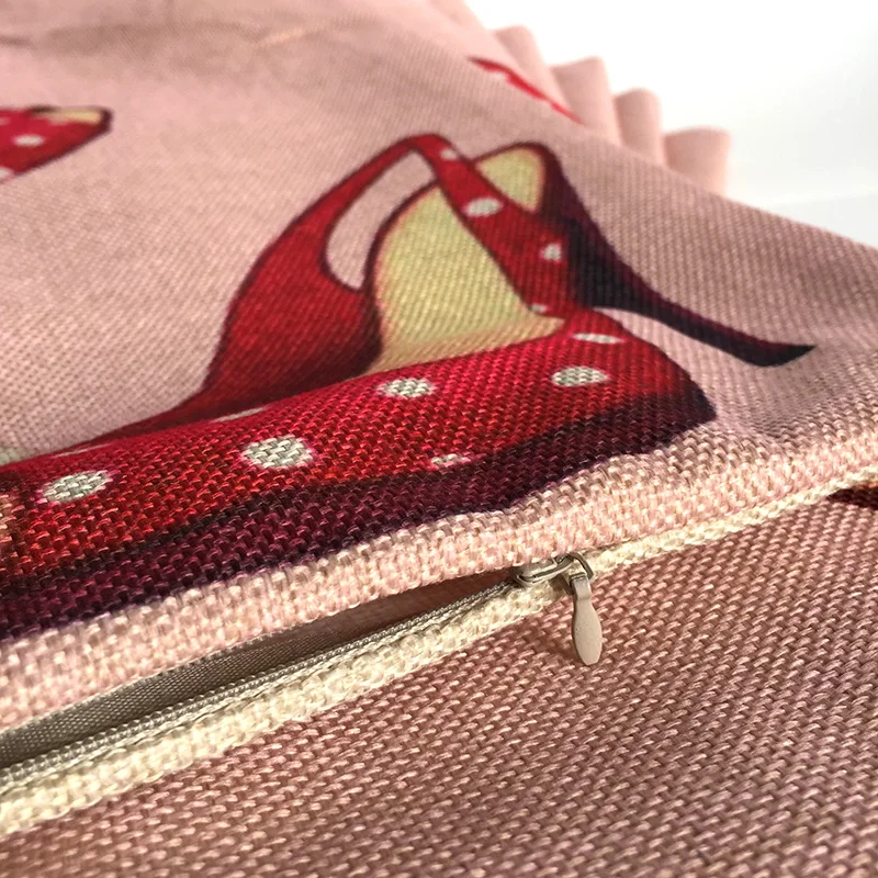 Музыкальная подушка наволочка декоративные чехлы на подушки из льна и хлопка для