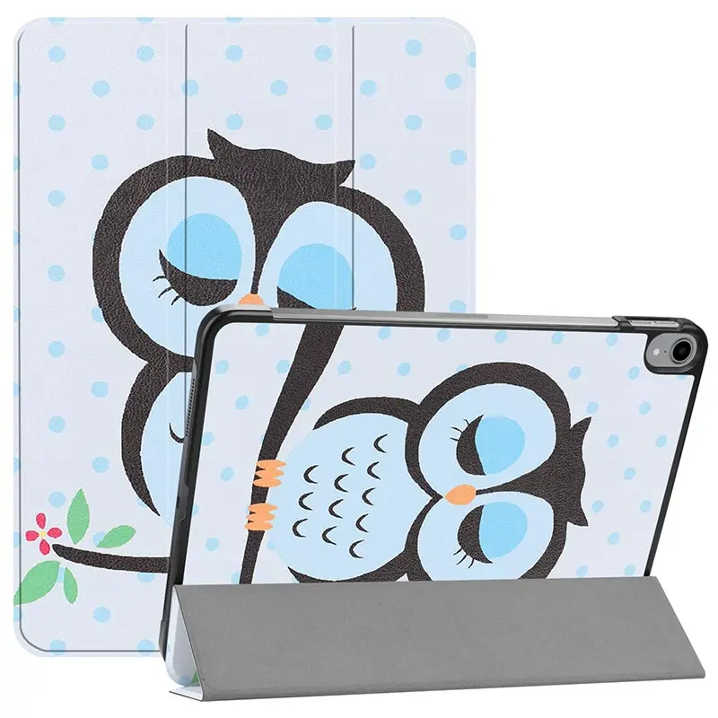 owl Умный Магнитный чехол для нового iPad Pro 11, ультратонкий противоударный чехол-подставка из искусственной кожи для iPad Pro 11, чехол - Цвет: owl