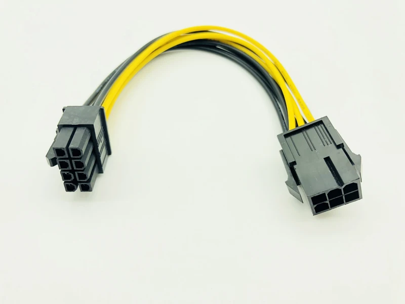 5 шт. 6 Pin Feamle к 8 Male PCI Express кабель преобразователя питания ЦП видеокарта PCIE для