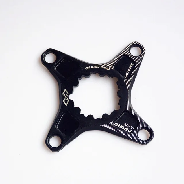 black Fovno mtb Кривошип горного велосипеда GXP до BCD 104 мм Паук адаптер для SRAM GXP XX1 X0 X9 Кривошип Crankst Превосходное качество Дешевые Горячие - Цвет: black