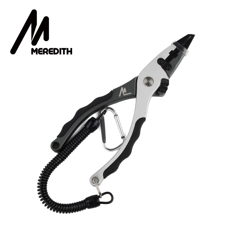 Алюминиевые рыболовные плоскогубцы MEREDITH ножницы из вольфрамовой стали с
