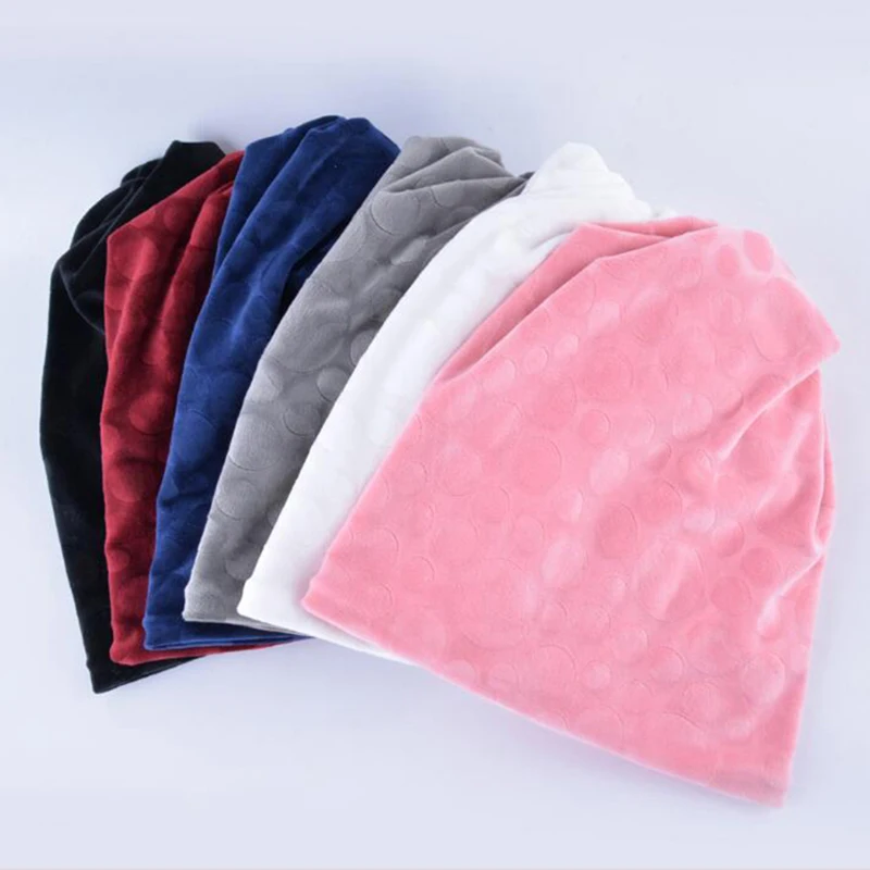2 использования Beanie вязаный шарф зимние шапки для женщин теплая Женская кепка с