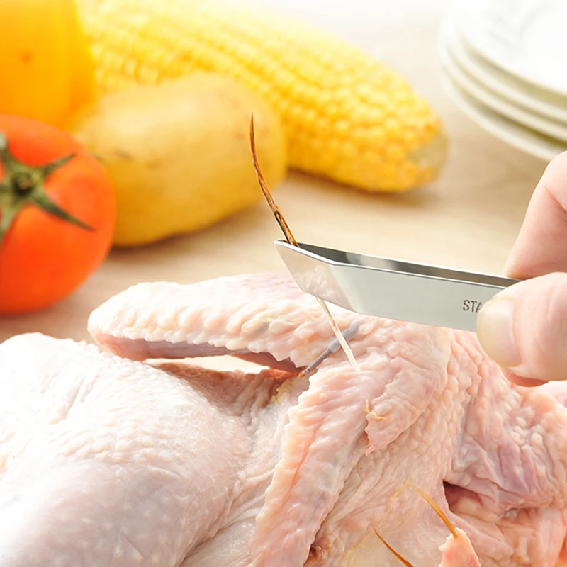 Клювовидные щипцы для свиньи курицы мяса эпиляции зажим удаления меха из