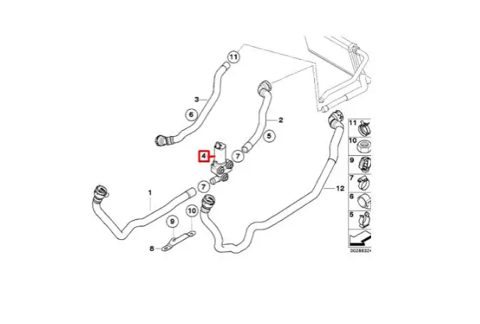 Дополнительный водяной насос для BMW E81 E87 E90 X1 116i 120i 318i 320i 64116928246|Деталь шасси| |