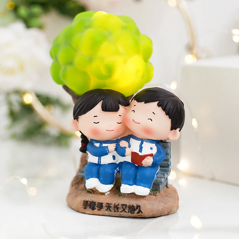 Креативный прекрасный цвет ангел кукла ТВ шкаф книжный Забавный друг пара дизайн