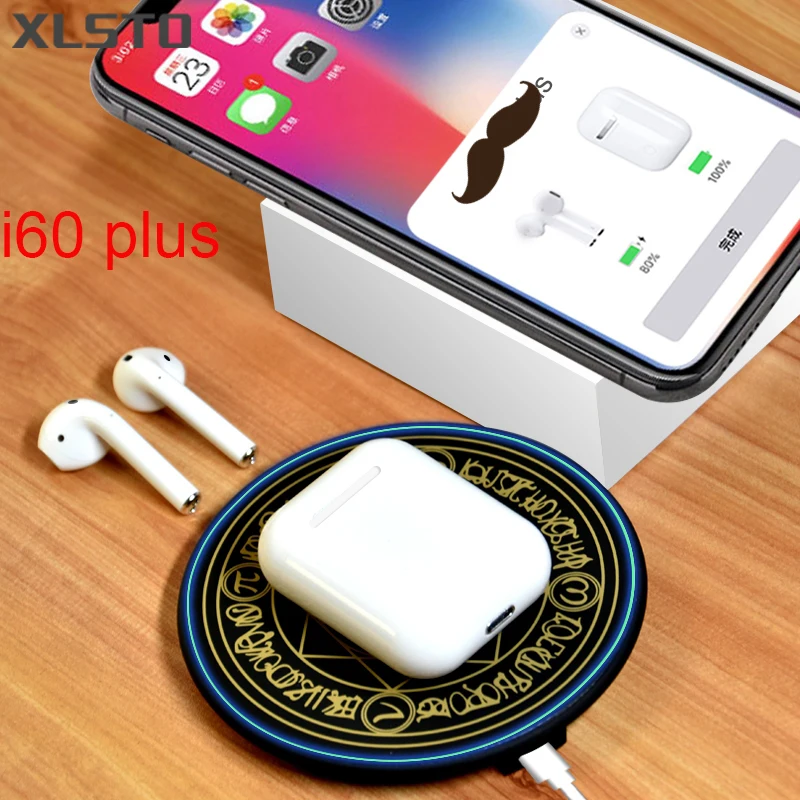1:1 Air i60 Plus tws всплывающие беспроводные наушники Bluetooth 5 0 с сенсорным управлением