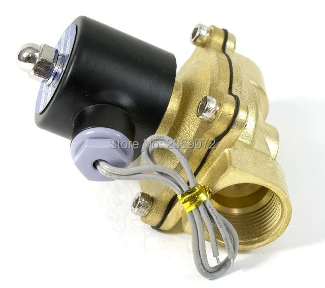 110 В AC 3/4 &quotЭлектрический Соленоидный клапан воды воздуха N/C 3/4&quot UW 20|solenoid valve