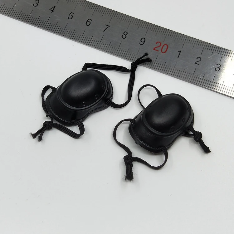 1/6 черный и песочный наколенник модели защиты колена для 12 дюймов аксессуары