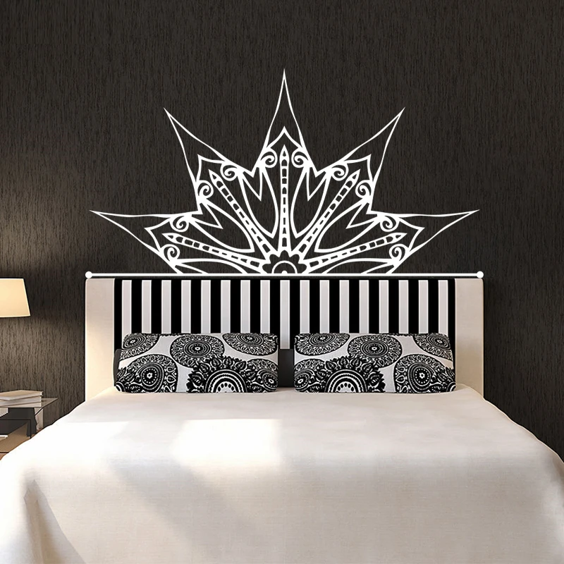 Лидер продаж наклейка на стену с изголовьем кровати мандала Настенный декор для