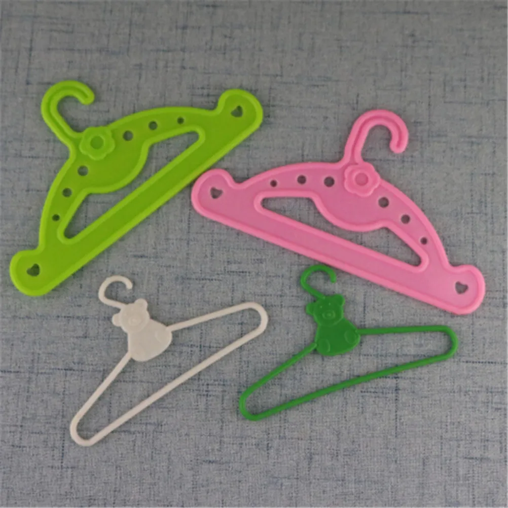 5 шт./лот милые розовые вешалки аксессуары для кукольной одежды платье наряд юбка
