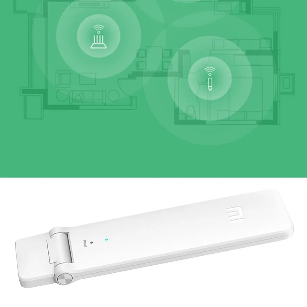 Xiaomi WiFi Amplifier2 Беспроводной Wi-Fi ретранслятор 2 поколения универсальный сигнал расширитель антенна 300 Мбит/с принимает расширенные сигналы