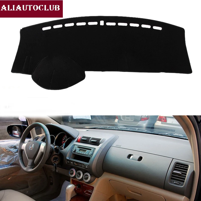 Для Honda Fit Jazz 2001-2007 автомобиля для укладки покрытия Dashmat тире коврик козырек от солнца приборной панели крышки Лаптев 2002 2003 2004 2005 2006