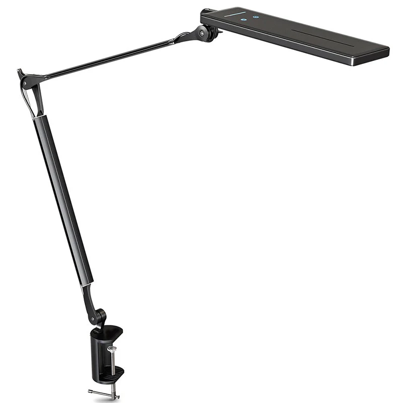 

LED Long Arm Table Lamp Drawing Work Table Lamp Business Office Student Desk Eye Clip Folding Dimming Desk Lamp