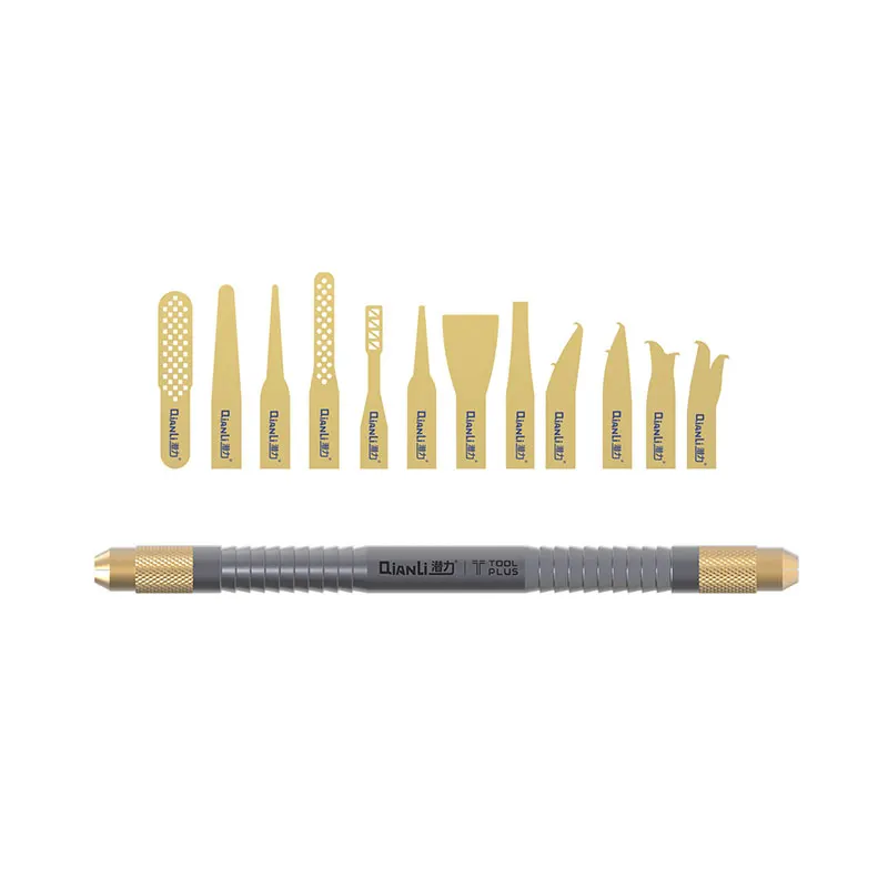QianLi ToolPlus 009 Multi-Функция Керамика лезвия для ножей комплект одной ручкой и блейд-чип для мобильного телефона ремонт материнской платы