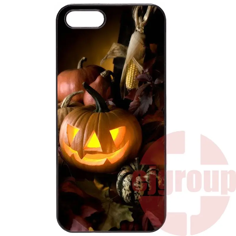 Тыквы на хэллоуин jack Для Apple iPhone 4 4S 5 5C SE 6 S 7 Плюс 4.7 5.5 iPod Touch Телефон кожи |
