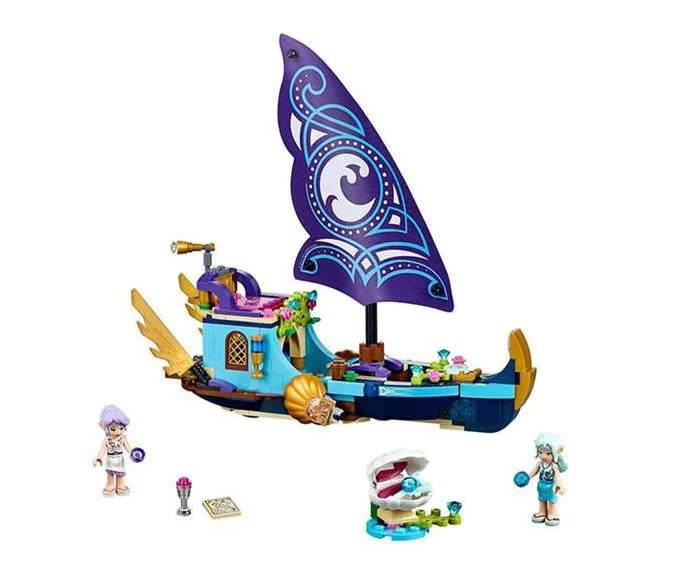 Bela Elves Naida's Epic Adventure Ship Building Kit Совместимость Legoingly 41073 игрушки для детей (311