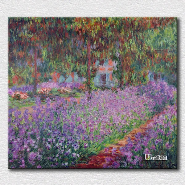 Клода монет Картина Сад художника на giverny холст печать Горячая продажа