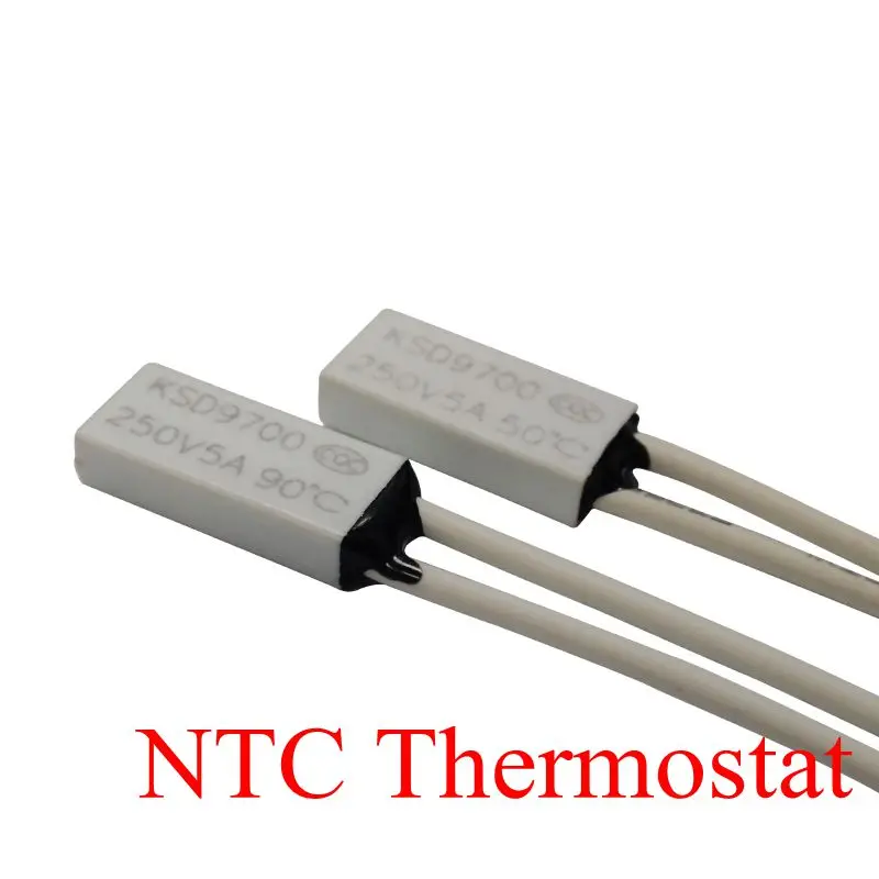 Термостат KSD9700/TB05 40C-150C 65C 70C 75 80C 85C 15*7*3,5, биметаллический дисковый переключатель температуры, ТермоЗащита, градус, 10 шт.