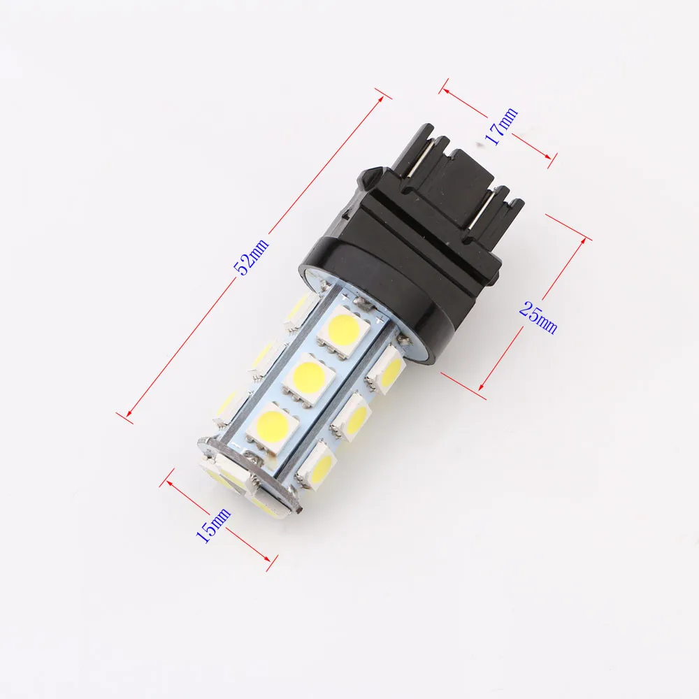 YM E Bright 100 шт. 3157 5050 18 SMD T25 светодиодный стоп светильник для автомобисветильник s P27/5