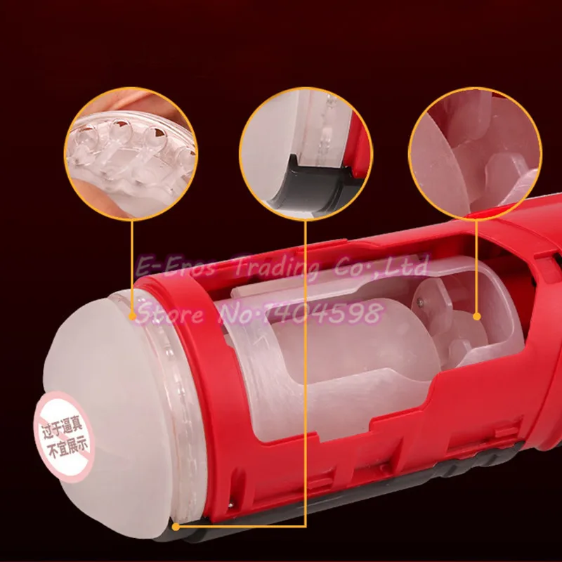 Новинка Мужская игрушка для мастурбации 10 скоростей вибрация английская