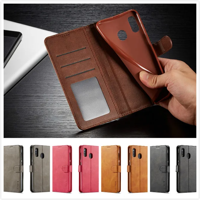 Чехол для Samsung Galaxy S20 Plus Ultra A70 A50 A40 A30 A20 A10 M10 M20 M30 кожаный чехол бумажник подставка