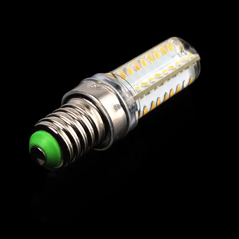 Dimmable 7W E14 3014 SMD 72 LEDs Droplight Silicone Body Bulb AC 220V Crystal Chandeliers LED Light Lamp 5pcs/lot | Освещение