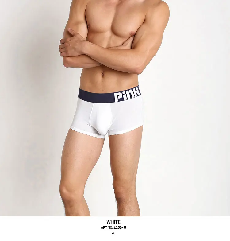 Hot sale PINK HERO men underwear Hot Cheap New Style Cotton Color Together Men's Brand Boutique Underwear Wholesale Boxer