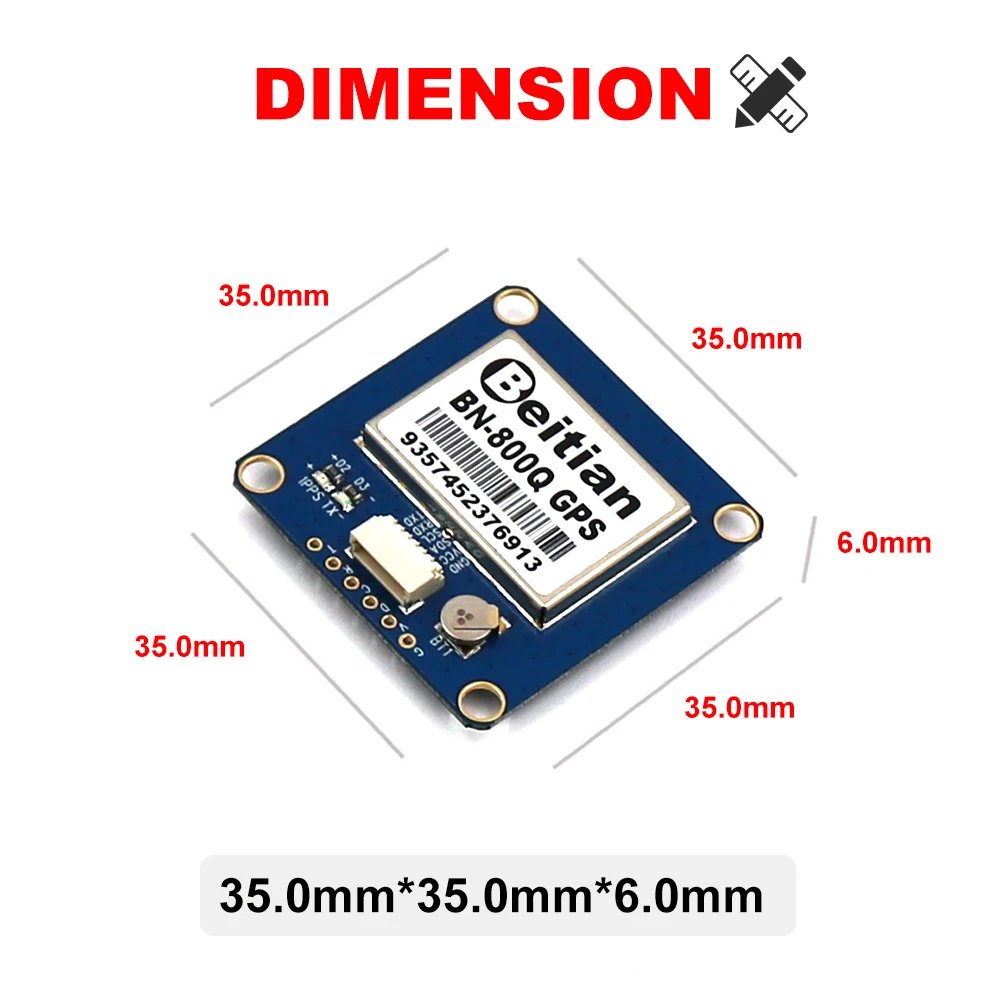 Gps-модуль для управления полетом BEITIAN компас QMC5883L amp2 6/PIX4/PIXHAWK GNSS gps-модуль GLONASS TTL