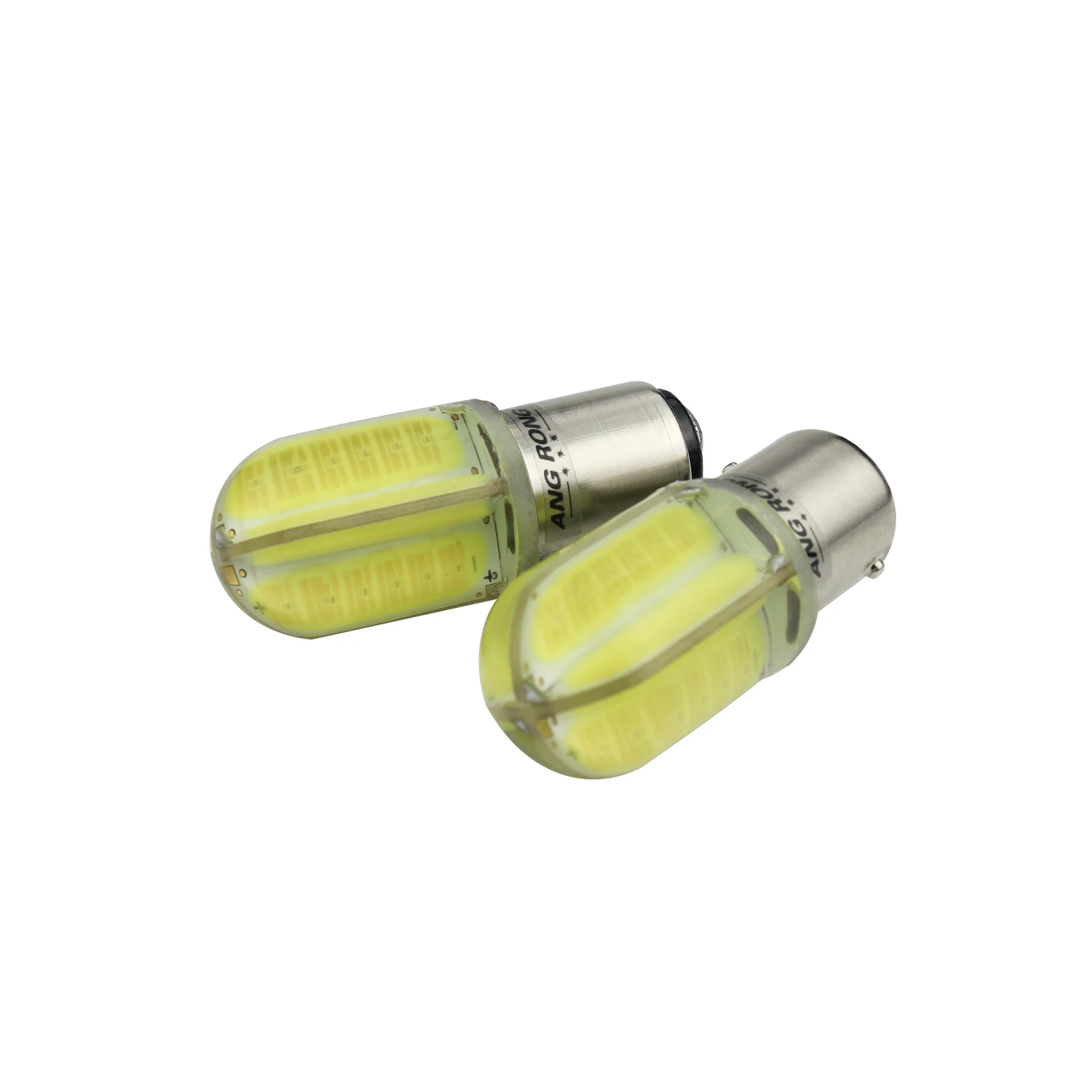 ANGRONG 2X белая лампа 1157 BAY15D 380 P21/5W COB LED задний стоп сигнал 12В|Сигнальная лампа| |