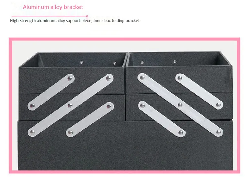 Профессиональный Макияж чемодан сумки портативный холст сумка дорожная toolbox Сумочка Косметические хранения инструментов водонепроницаемый мешок камера поле
