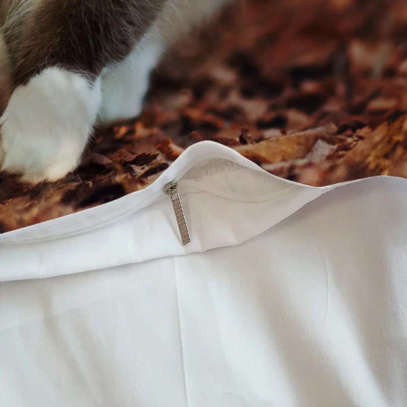 Милый комплект мягкого постельного белья с 3D принтом кота и животных