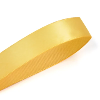 yellow gold 660 YAMA 100 ярдов Двусторонняя атласная Золотая лента 6 9 13 16 19 22 мм ткань желтая для вечерние украшения свадьбы ручной работы розовый подарок - Цвет: yellow gold 660