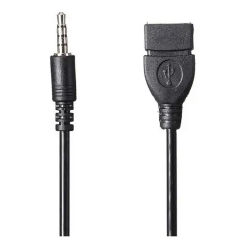 3 5 мм Штекерный AUX аудио разъем USB 2 0 Женский конвертер шнур Автомобильный MP3|Акустическая линия| |