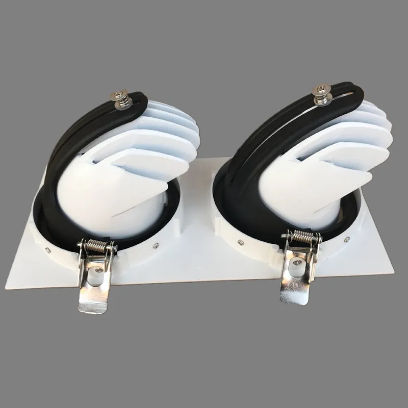 Регулируемый двойной светодиодный потолочный светильник с вращением на 360