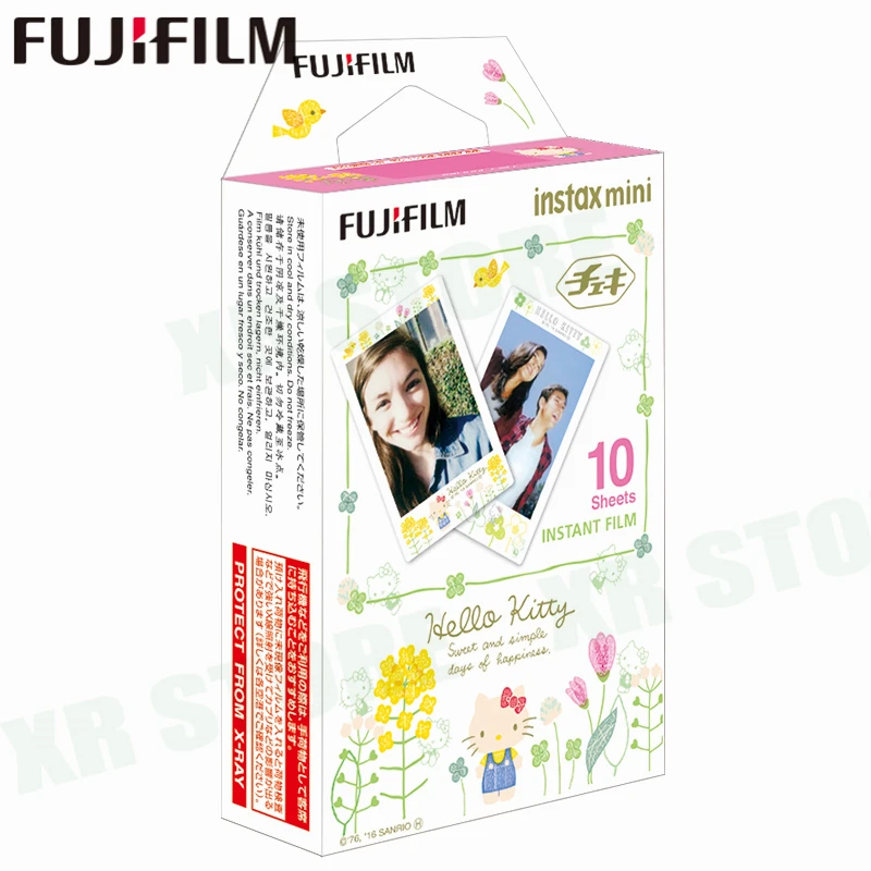 Белая пленка для Fuji Instax Мини 11 8 9 Hello kitty роспись мгновенной съемки Фотобумага 10
