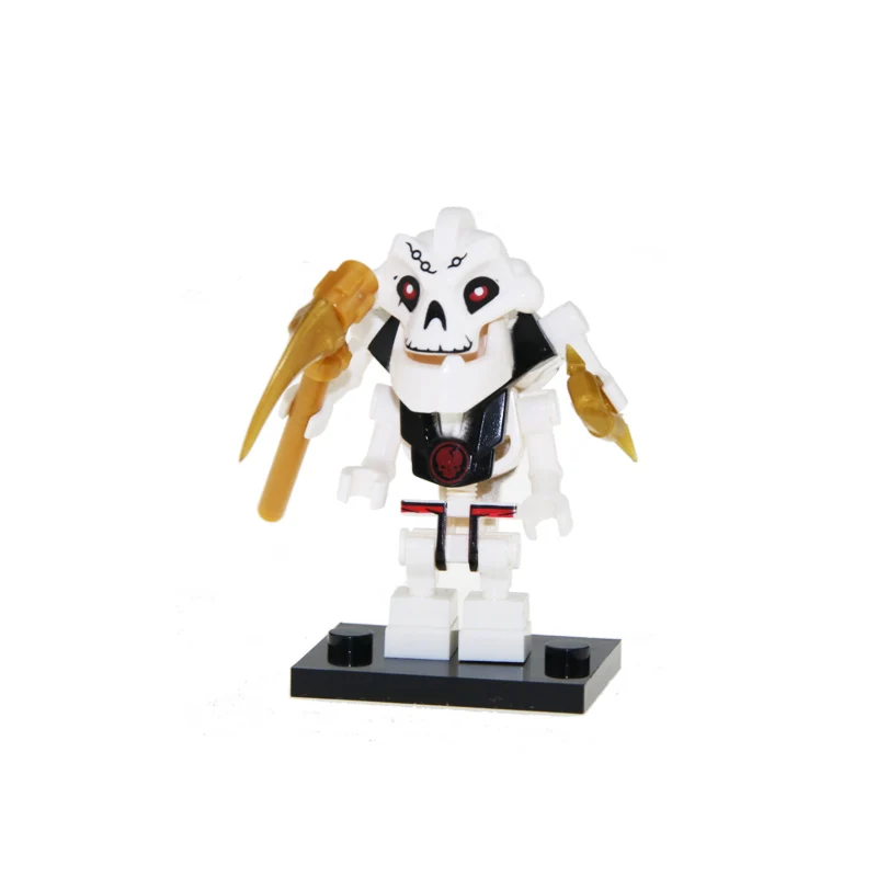 A089 Одиночная NinjagoINGlys герои фигурки Kai, jay, Cole Zane Nya Lloyd змея Монстр оружие действие игрушечный ниндзя фигура Строительные блоки игрушки - Цвет: A089