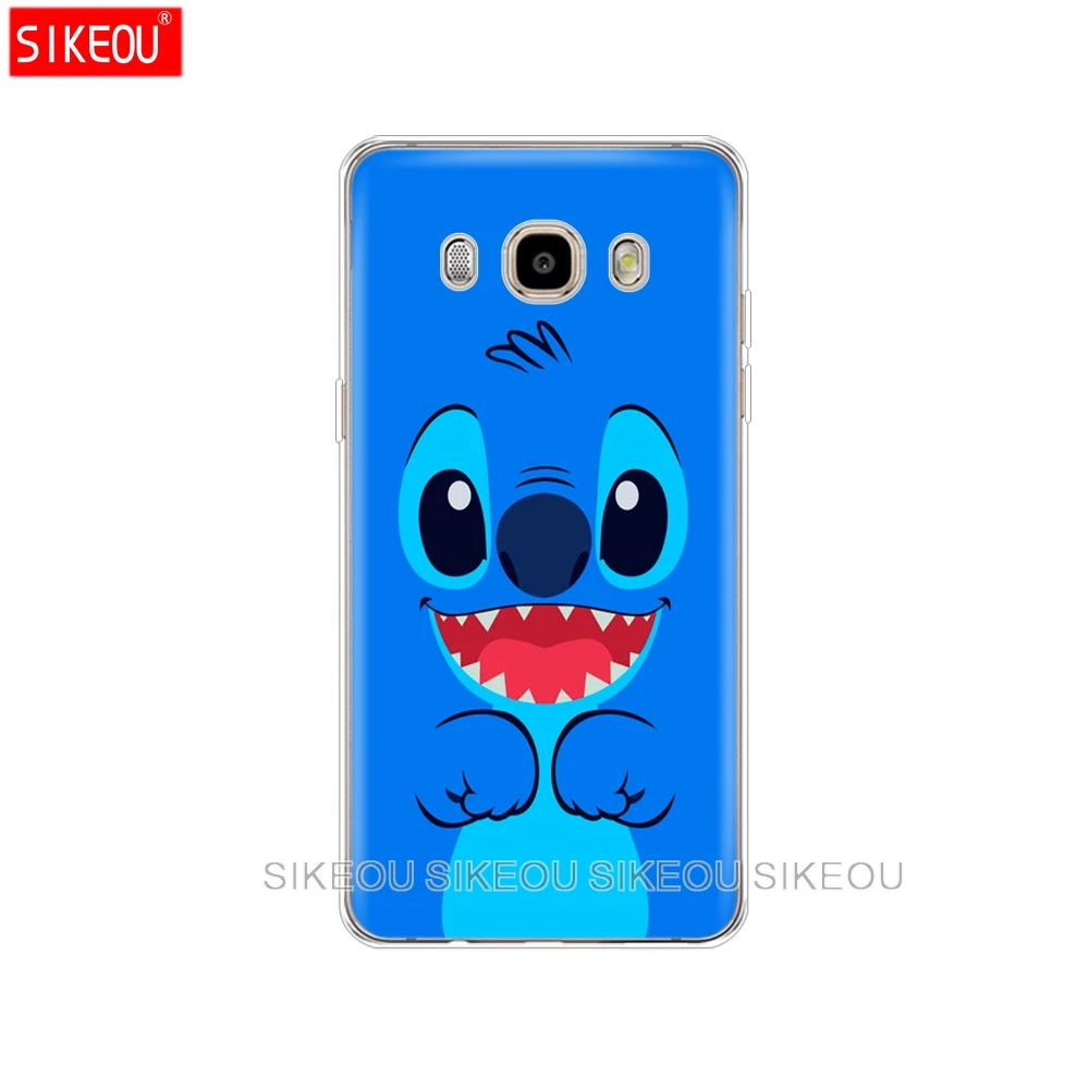 Силиконовый чехол для телефона Samsung Galaxy J1 J2 J3 J5 J7 MINI 2016 2015 prime cute cartoon Lilo Stitch |