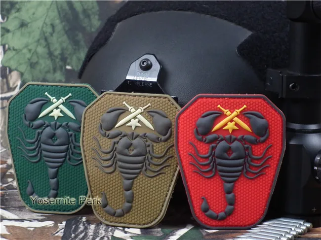 Резиновые нашивки в стиле скорпиона hoo милитари эмблема Пейнтбол для страйкбола |