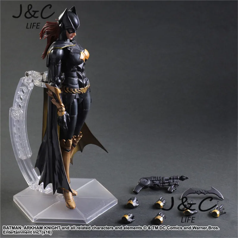 Новый Бэтмен экшен-фигурка Бэтмена мультфильм летучая мышь-женщина SHF 27 см ПВХ