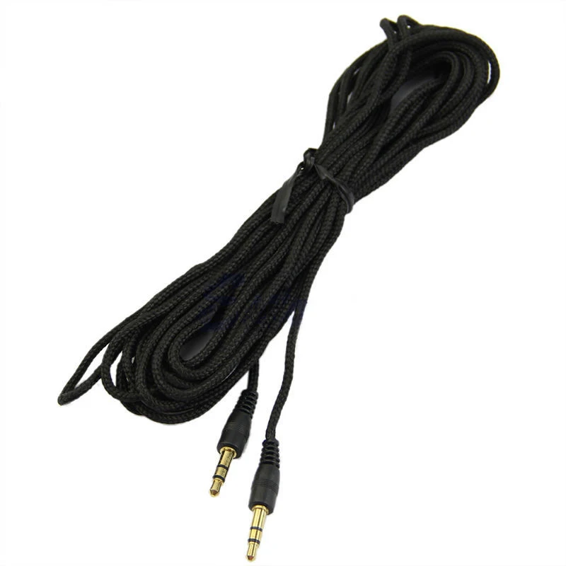 Mayitr 1 шт. 2/3/5 м 3 5 мм стерео кабель высокое качество Aux папа Папа аудиокабель шнур - Фото №1