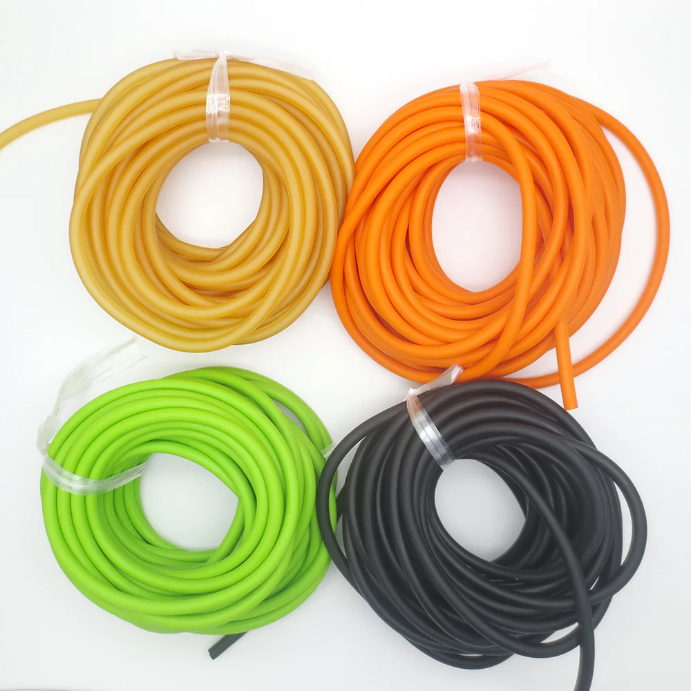 

10M2050 Rubber Strong Natural Latex Tube Slingshot Catapult Rubber Band Hunting Sling Shot Elastic Bungee Tubes 2050 Rubber band