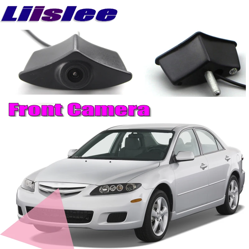 LiisLee фронтальная камера для Mazda 6 Mazda6 Atenza GH1 2007 2012 Передняя с логотипом ручным