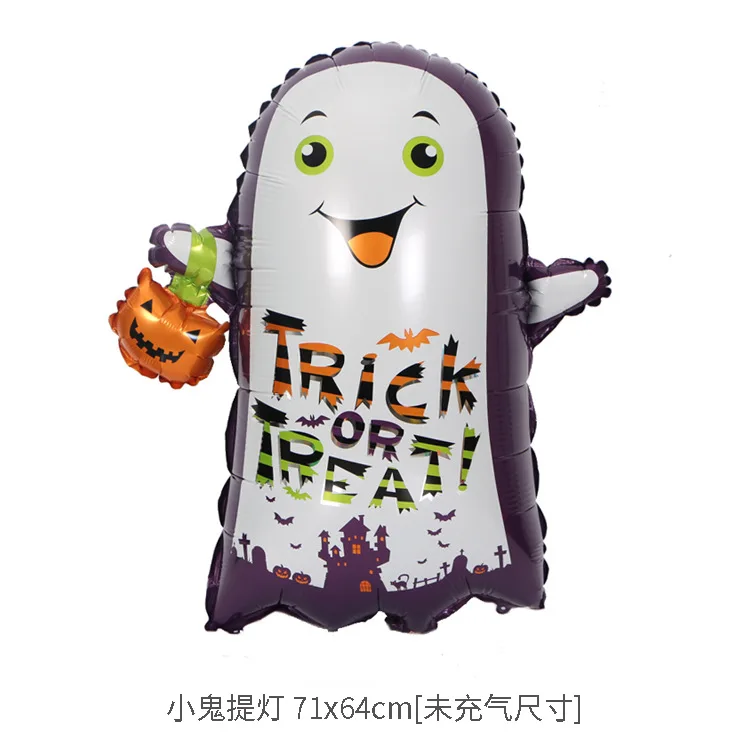 Halloween Pumpkin Ghost Balloons Decorations Spider Foil Inflatable Toys Party Supplies | Дом и сад