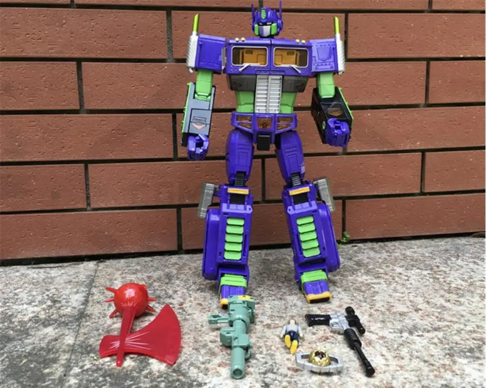 Comic Club WEIJIANG трансформация G1 OP Commander MPP10 красный белый прозрачный EVA сплав металла фигурка Робот Игрушки - Цвет: eva no box