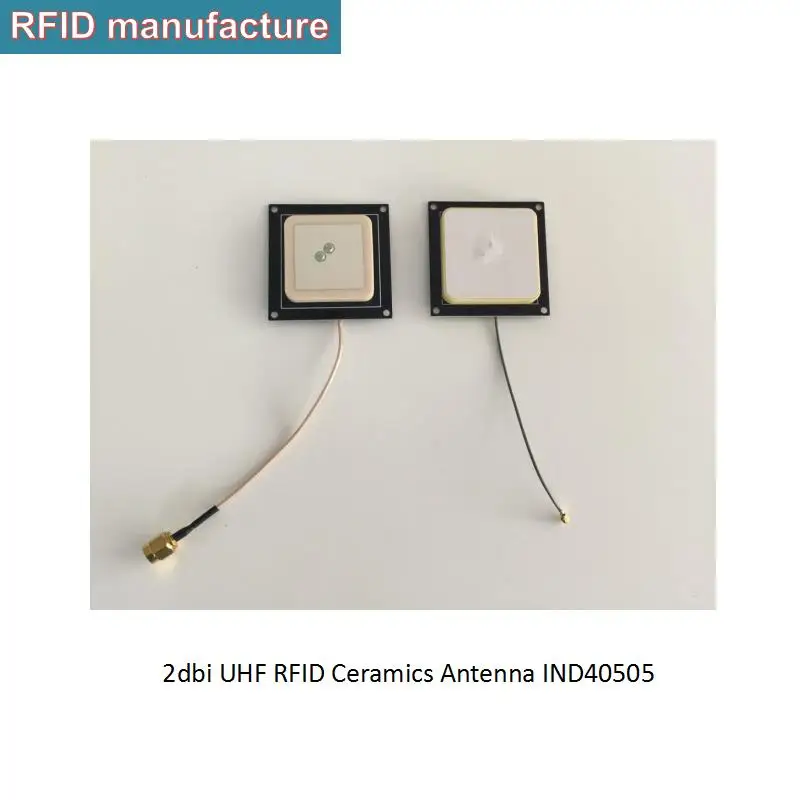 

2dbi ISO18000 860mhz 960mhz uhf rfid ceramics antenna for TCP IP long distance rfid reader inventory management