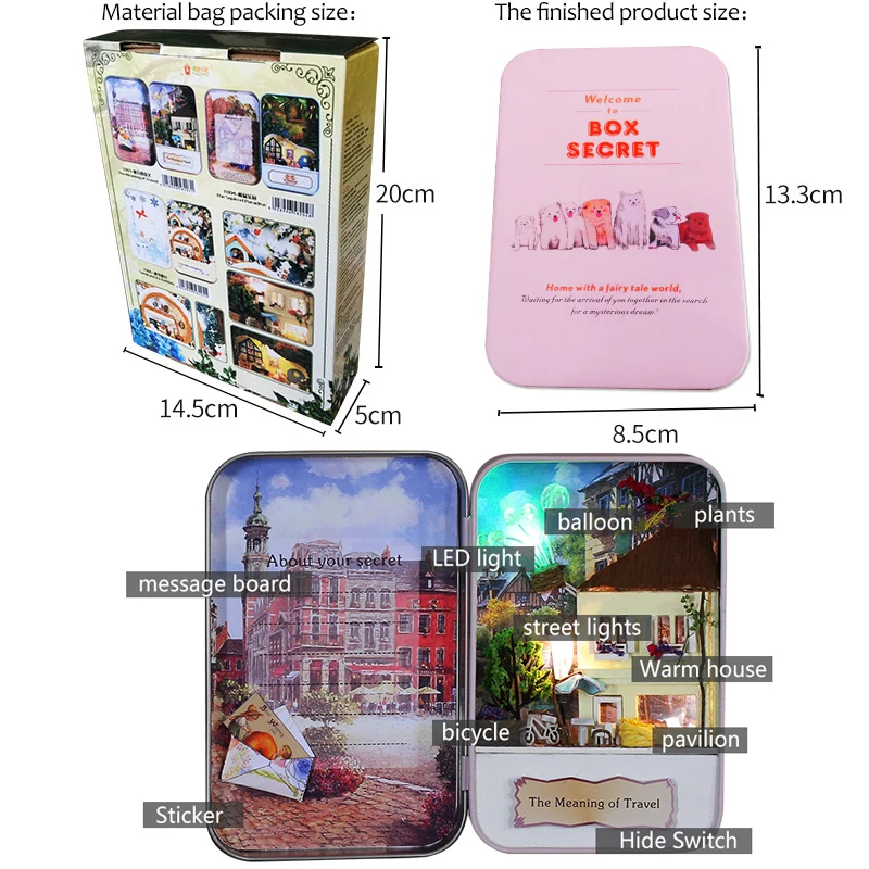 Значение таинственный кукольный домик для путешествий модель сделай сам