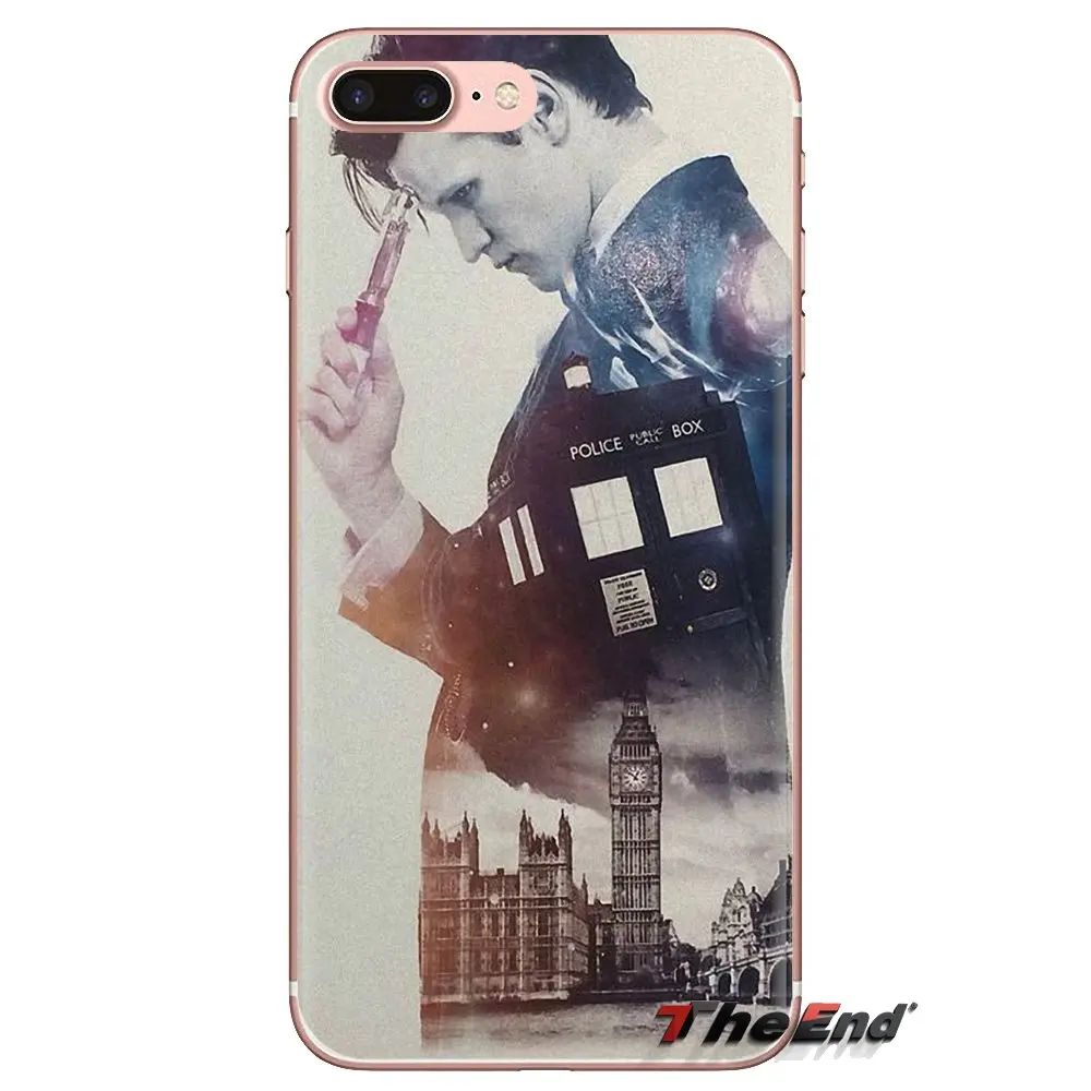 TPU Transparent Case Covers For Xiaomi Redmi 4A S2 Note 3 3S 4 4X 5 Plus 6 7 6A Pro Pocophone F1 Patrick Troughton Doctor Who DW |